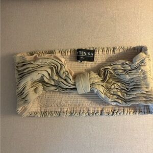 Beige Bandeau Top